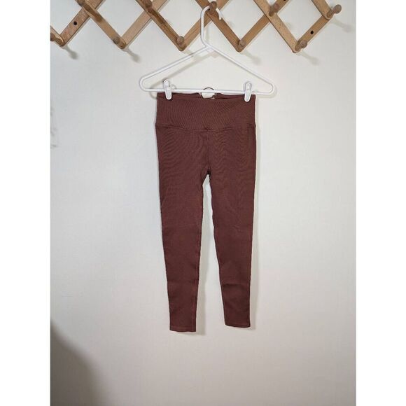 NWT Fabletics High-Waisted Seamless Lace-Up Legging Ribbed Leggings - Size S - Picture 1 of 7